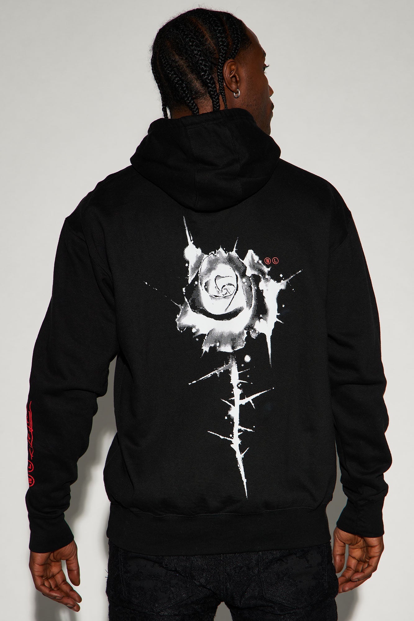 No Love Rose Hoodie