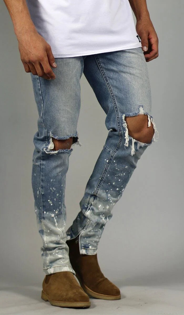 Flame Nate Zipper Jeans