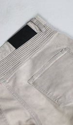 Load image into Gallery viewer, Gray Biker Jeans
