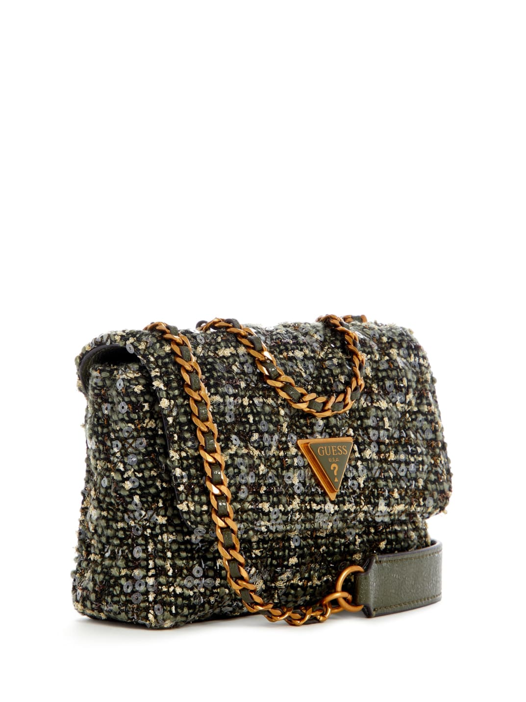 Giully Tweed Mini Convertible Crossbody