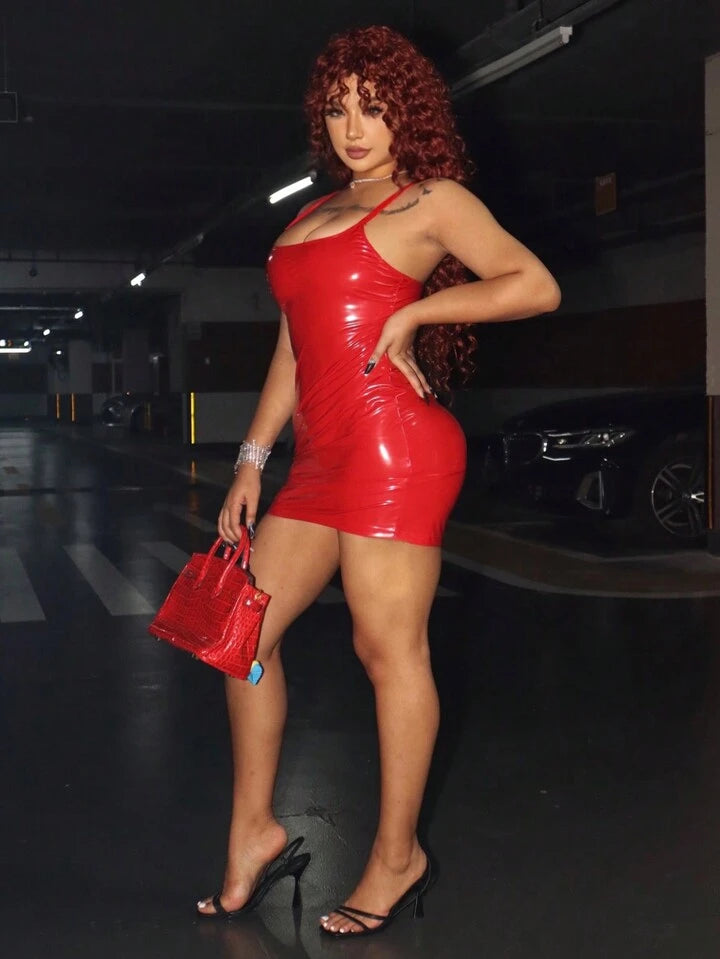 Revealing Backless Mini Bodycon Dress