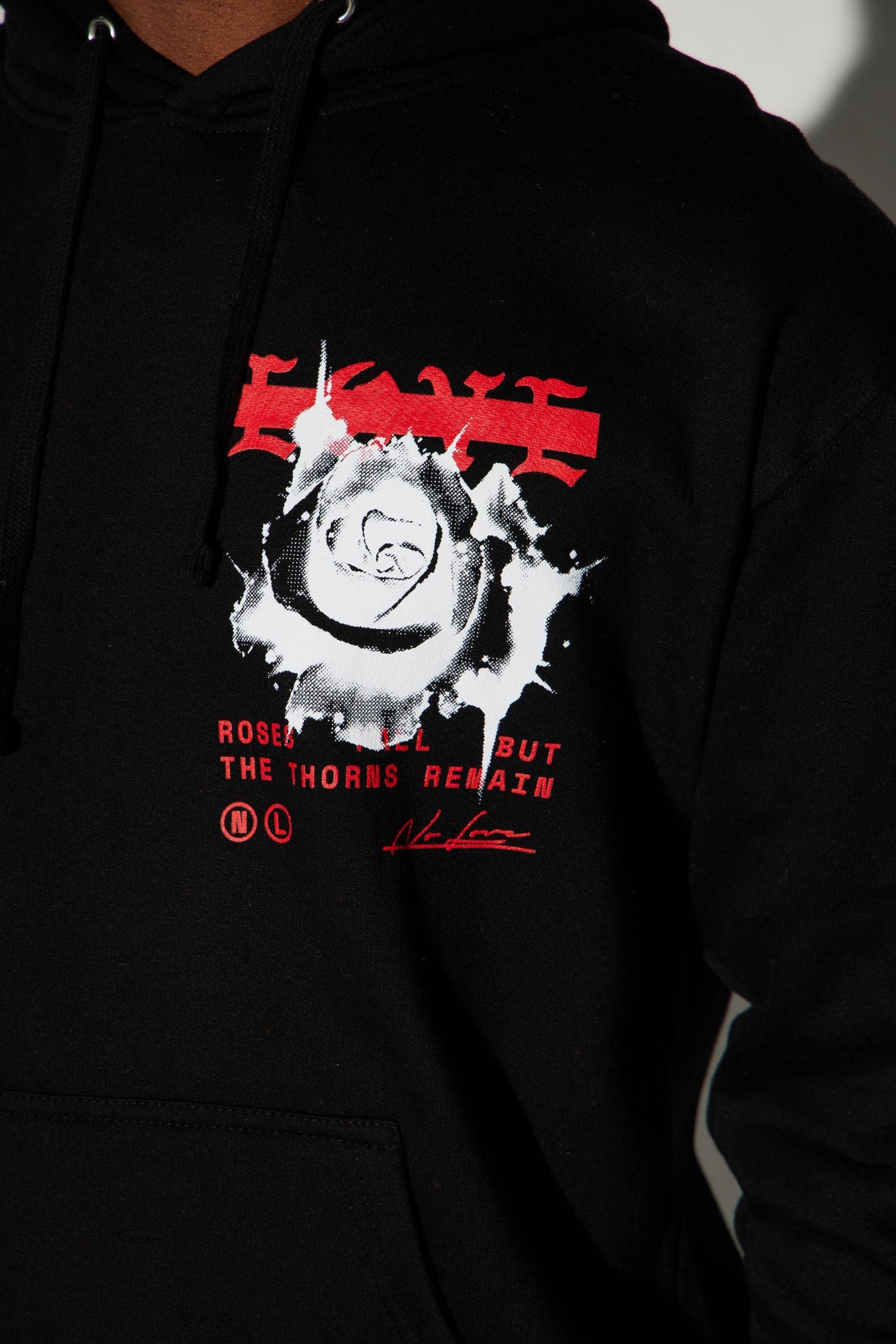 No Love Rose Hoodie