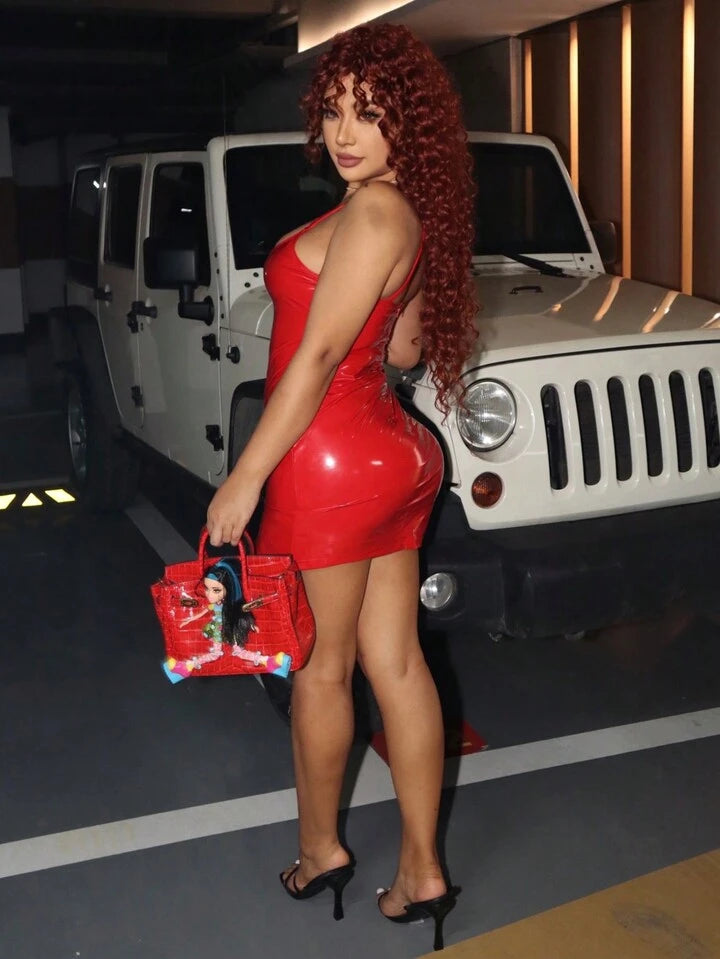 Revealing Backless Mini Bodycon Dress