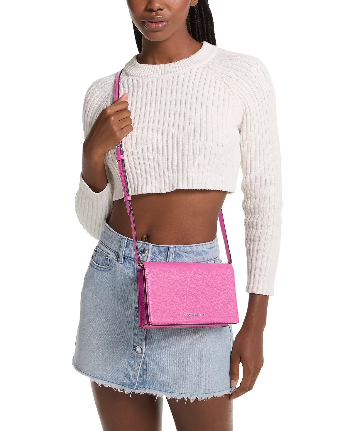 Jet Set Medium Leather Flap Crossbody