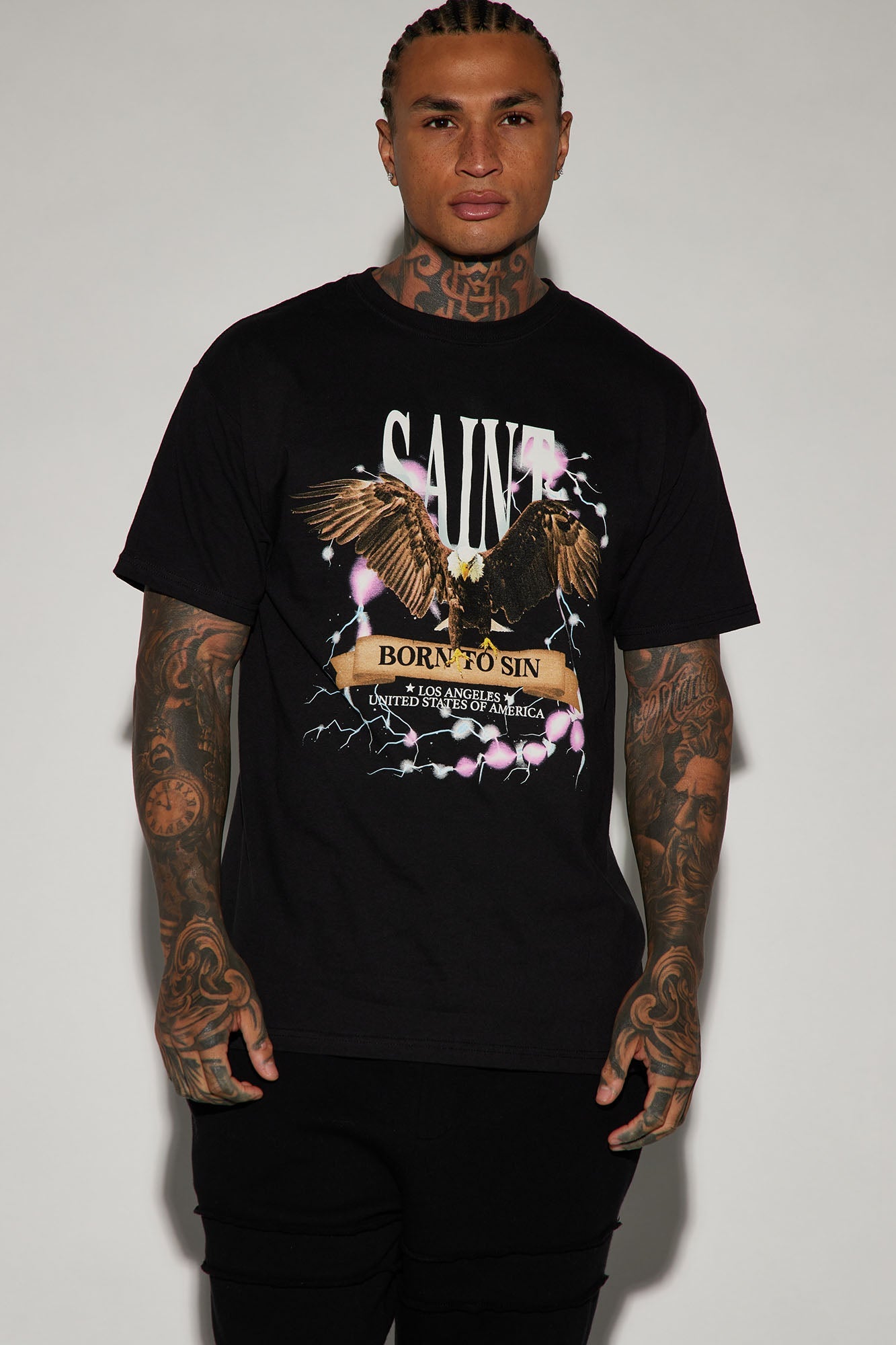 Saint Born To Sin Short Sleeve Tee