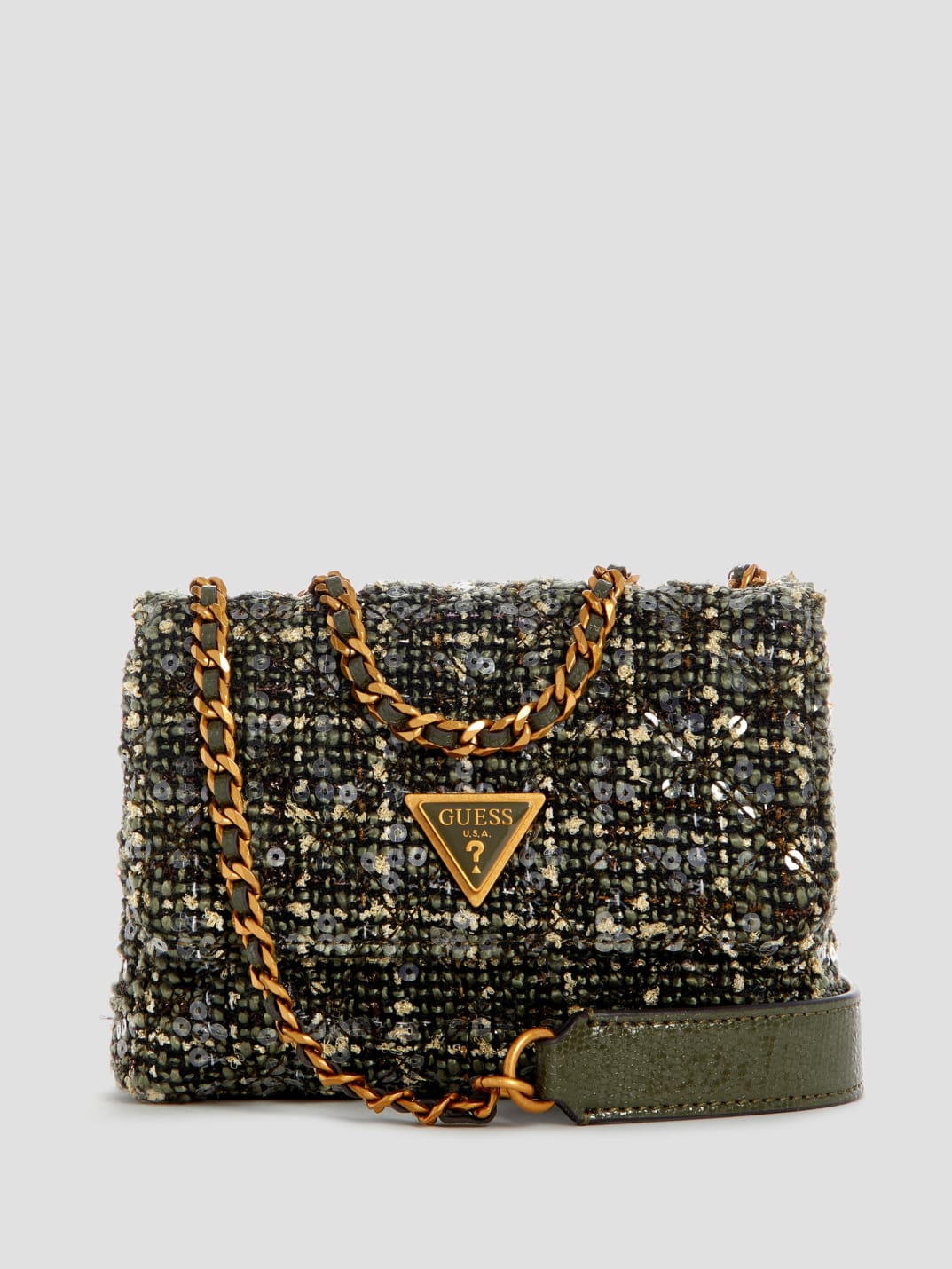 Giully Tweed Mini Convertible Crossbody