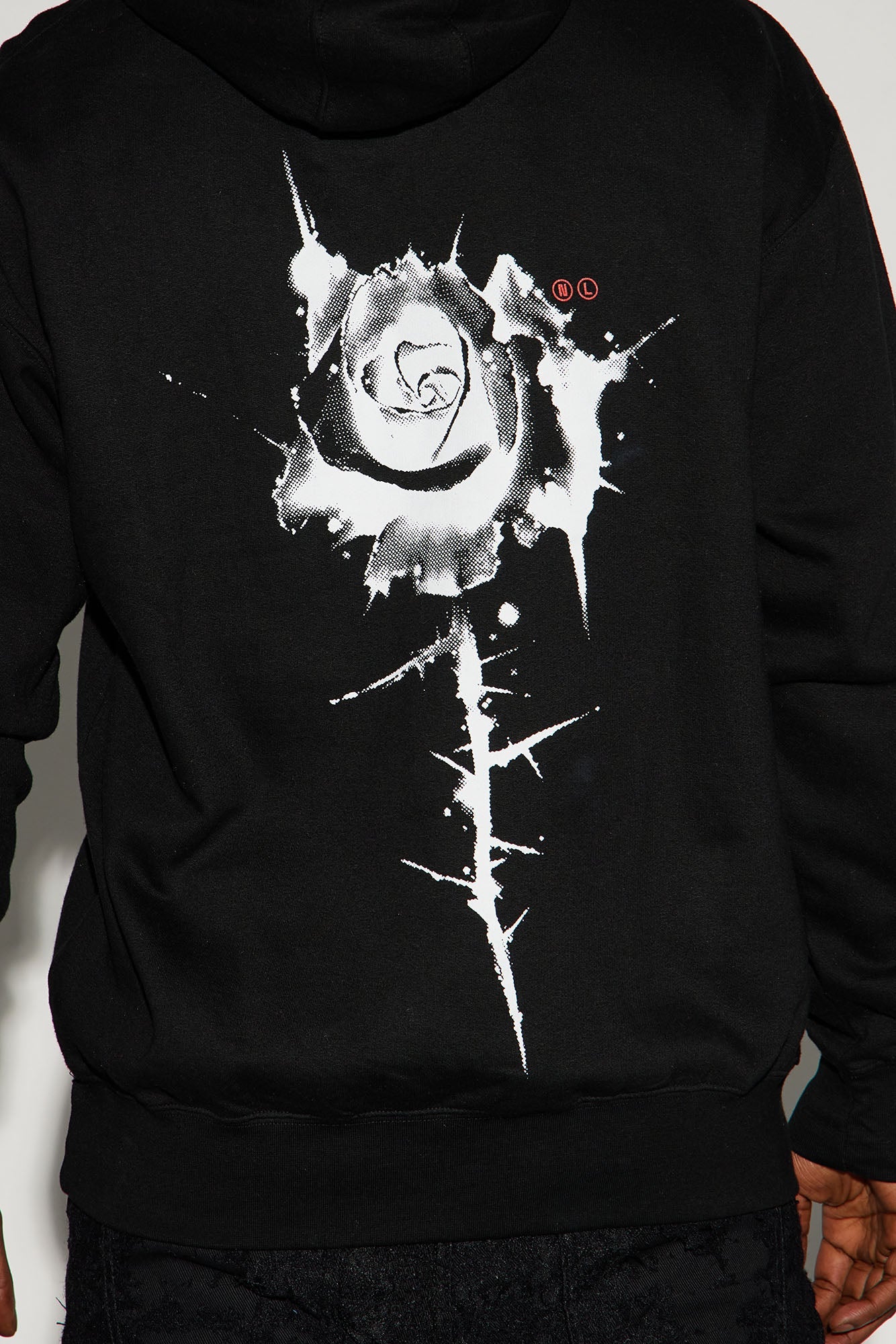 No Love Rose Hoodie