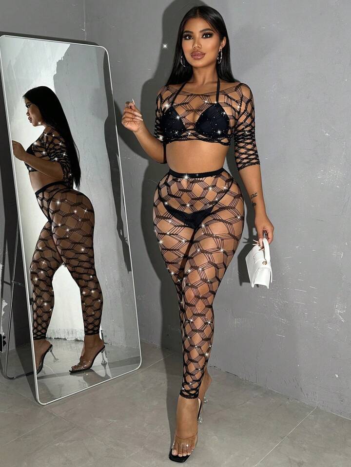 Top & Pants Mesh Outfit
