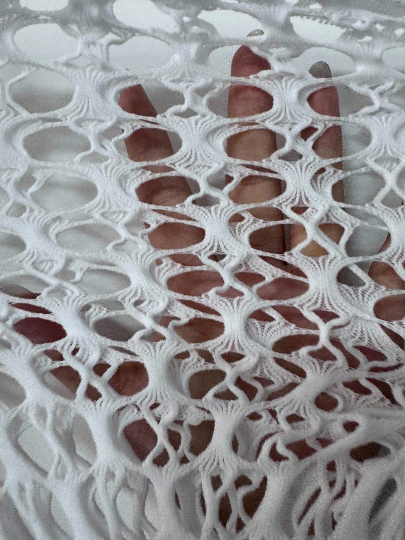 Hollow-Out Long Sleeve Round Neck Dress