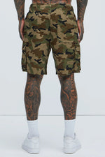 Load image into Gallery viewer, Twill Volley Cargo Shorts
