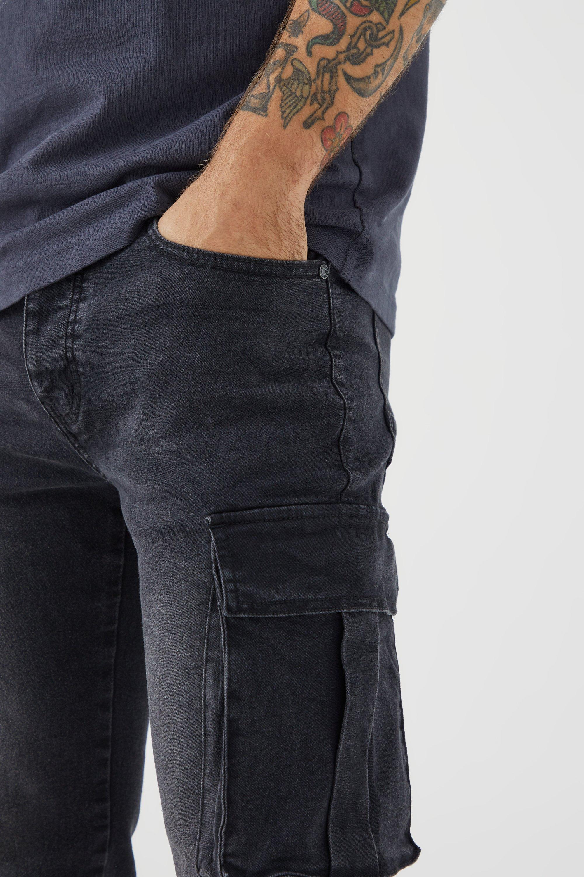 Skinny Stretch Cargo Jean