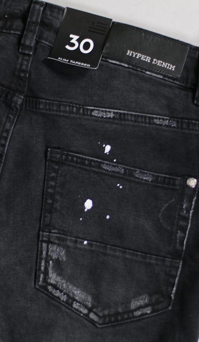 Black Patch Jeans