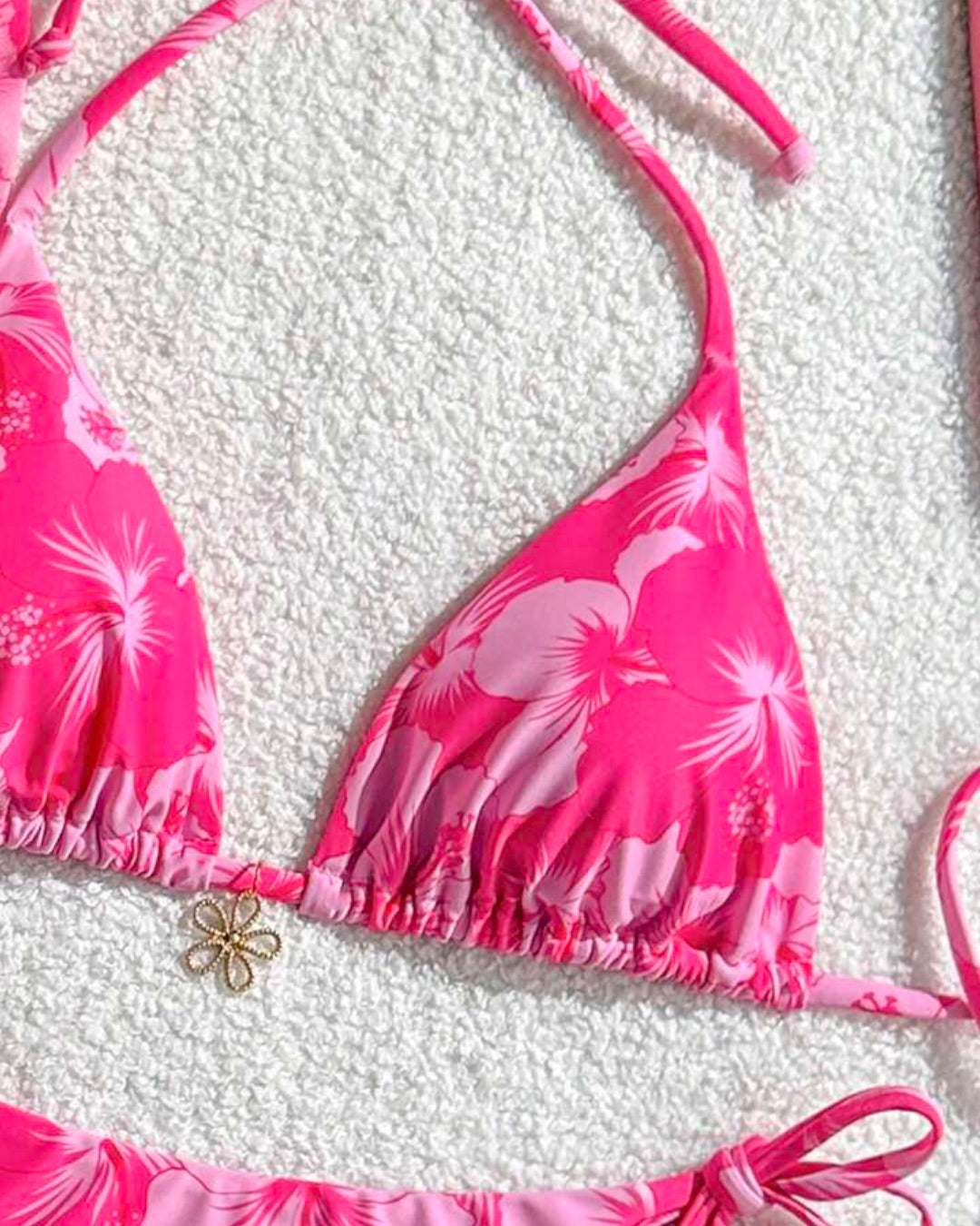 Random Print Halter Neck Beach Dress