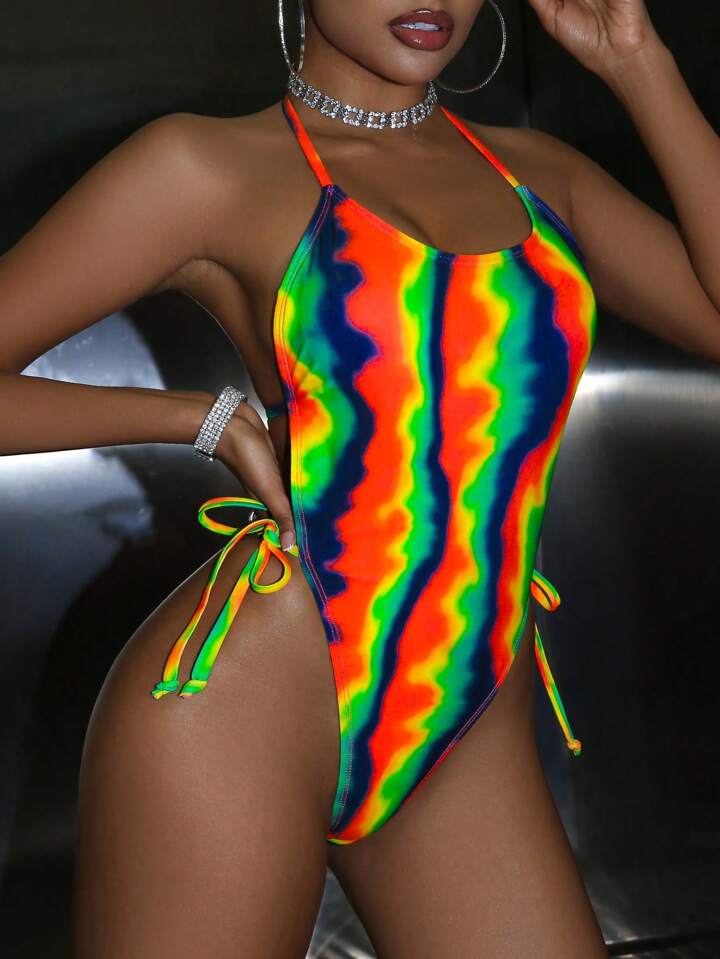 Halter One-Piece Swimsuit