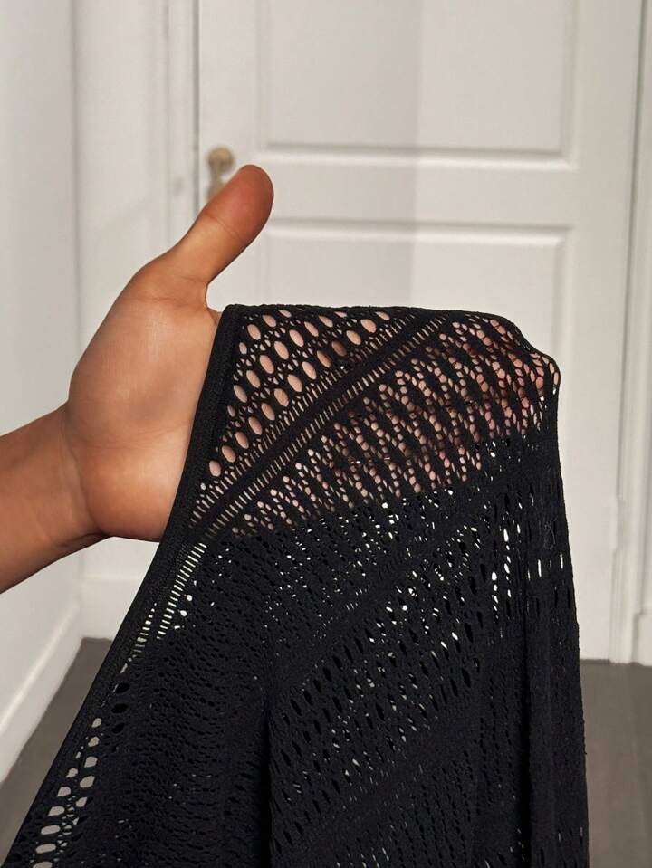 Hollow-Out Open Back Halter Neck Jumpsuit