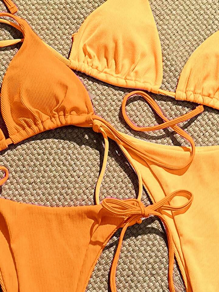 Halter Bikini Swimsuit Set